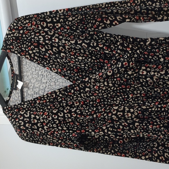 Chic Long Sleeve Animal Print Dress - Picture 7 of 9